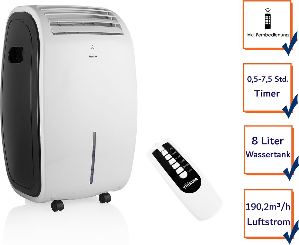 Tristar AT-5468 Ventilator, Einteilige mobile Klimaanlage, Produktbild 