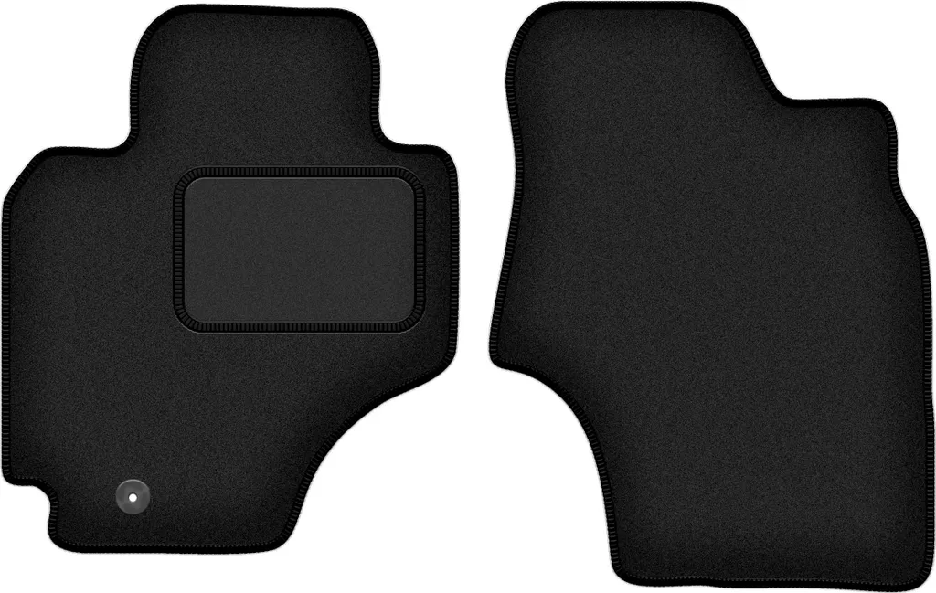 Tappeti Velours Neri per Toyota RAV4 II (2000-2003) 3 Porte - 2 pz