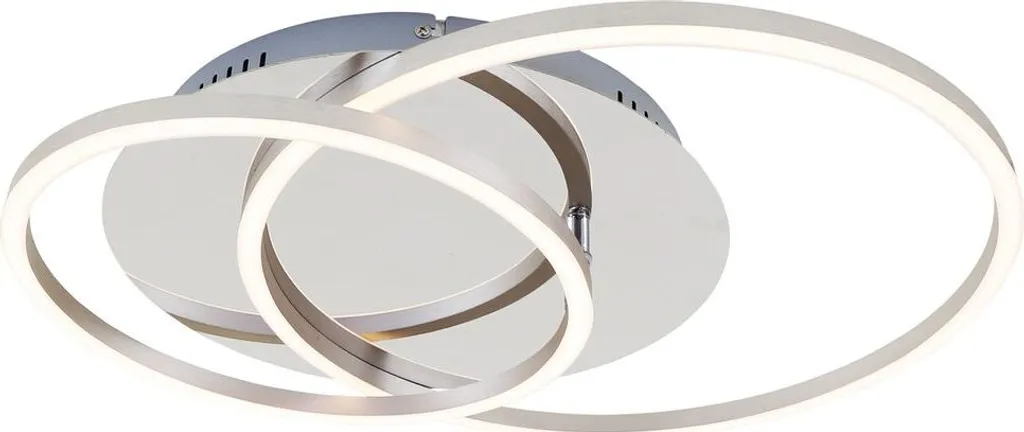 LED Briloner 40W Plafoniera Dimmerabile Cromo - Smart Lighting Ø 30cm