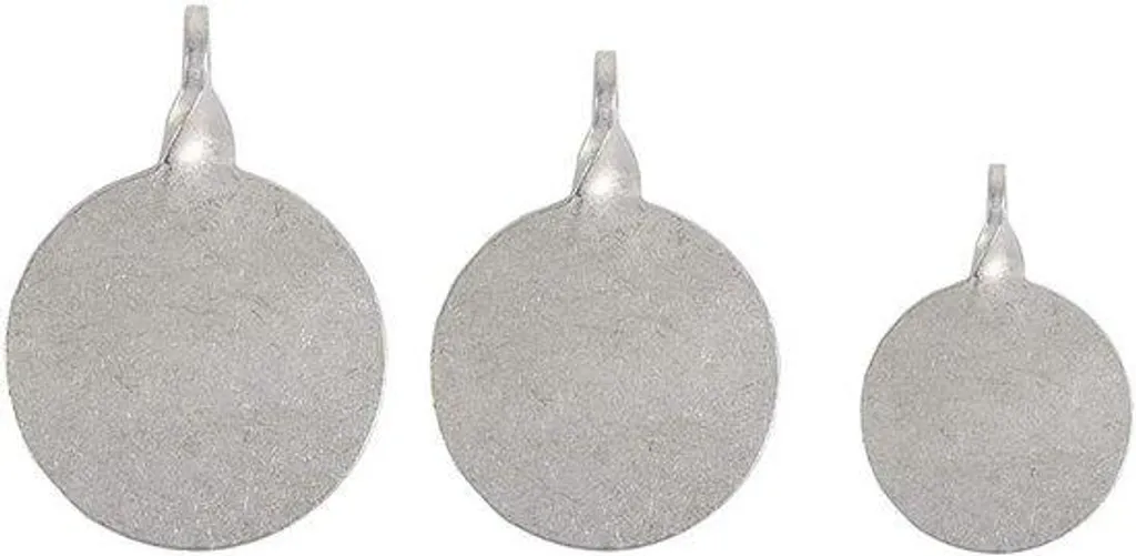 Cibles métalliques argent auto-réparatrices haute résistance - Lot de 3