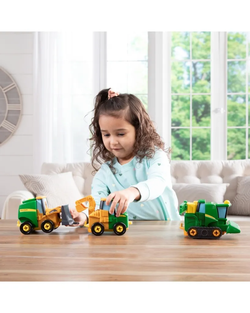John Deere Kids Corey Combine Jouet de Construction à Assembler 46150