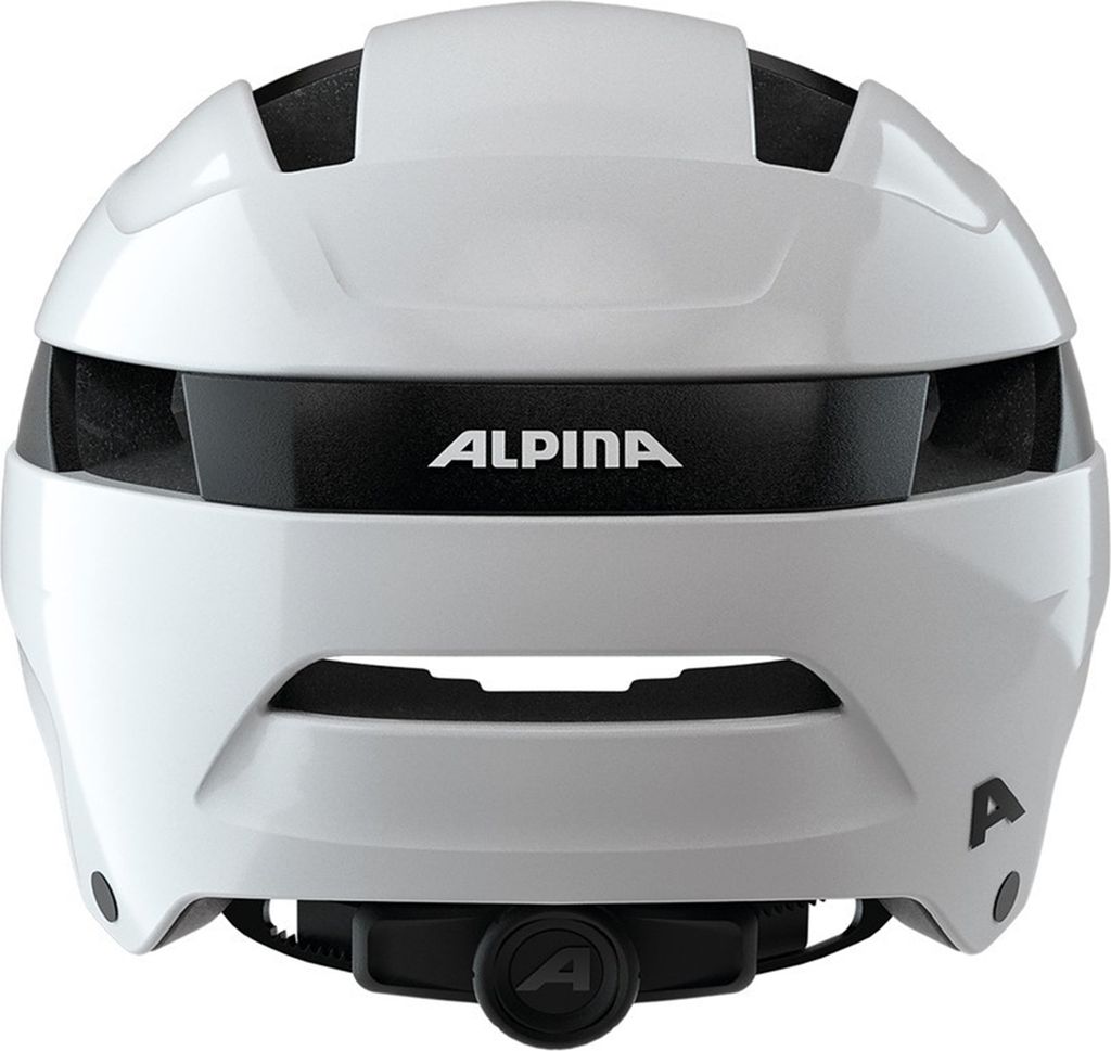 Alpina Fahrradhelm Soho weiß glänzend, Gr.55-59