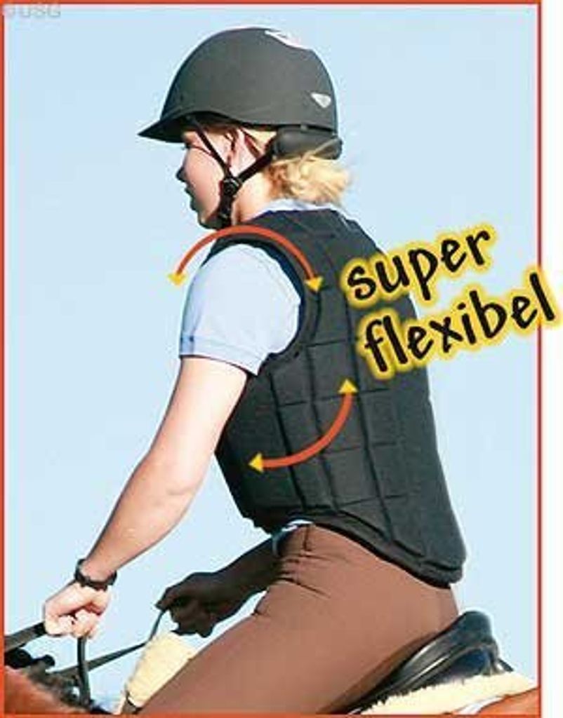 USG Panel-Sicherheitsweste Kinder Flexi Kindersicherheitsweste Schwarz S