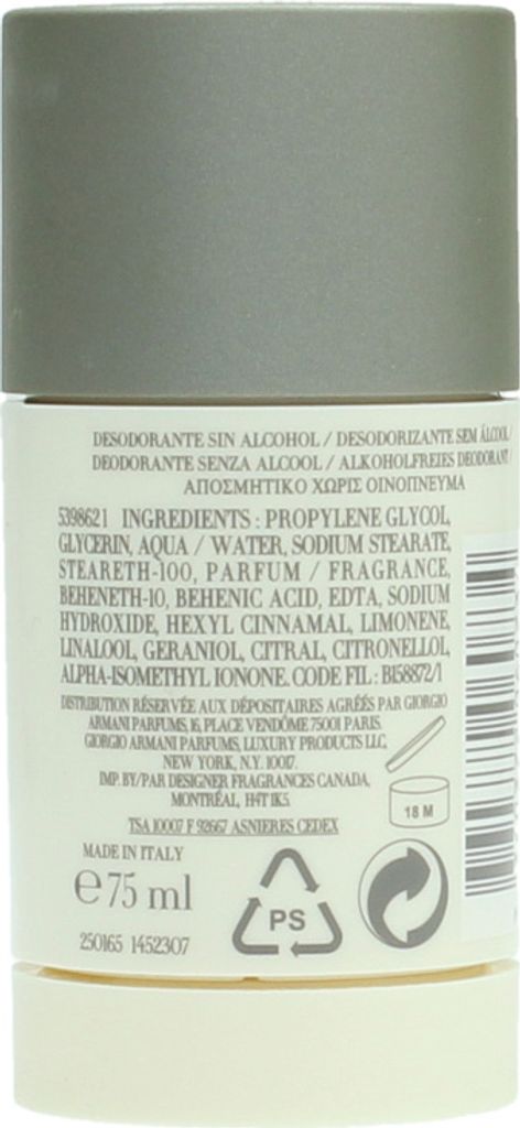 Armani Acqua Di Gio Pour Homme Deo Stick Produktbild 13