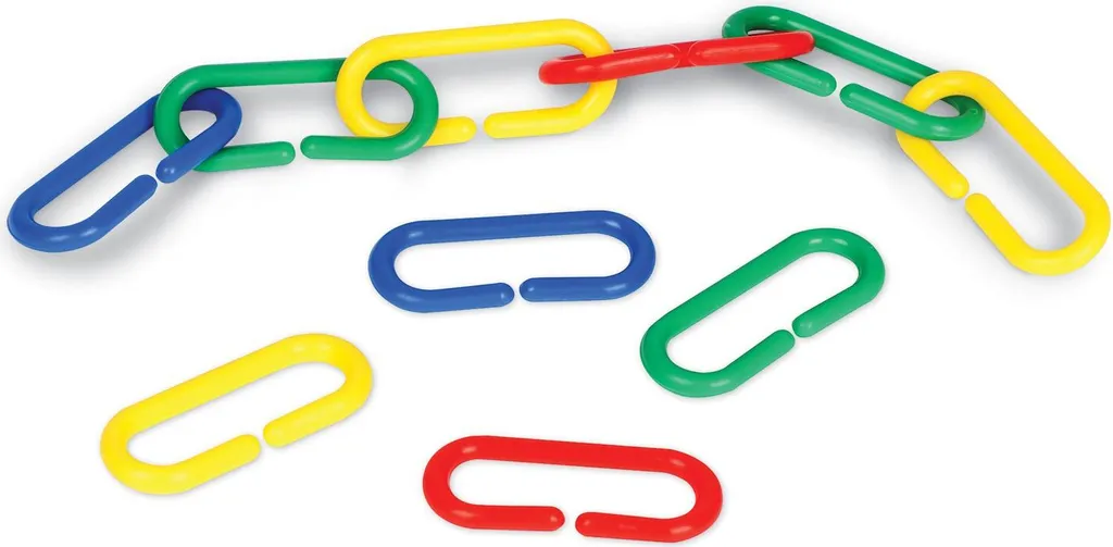 Jeu éducatif de 500 maillons emboîtables pour apprendre à compter