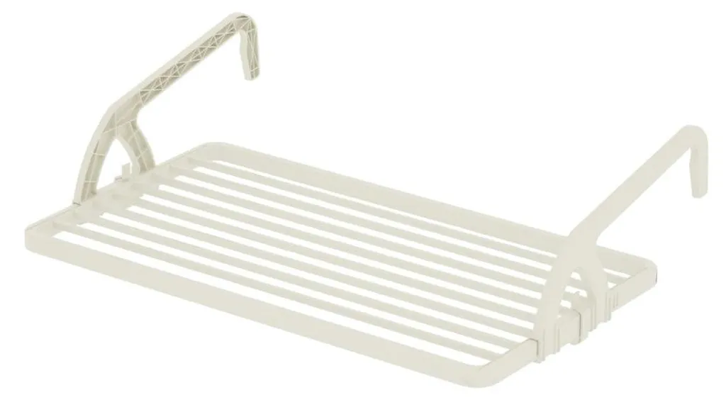 Séchoir à linge anti-rouille pour salle de bain résine compacte 10m