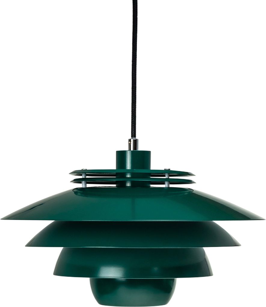 Pendelleuchte LED, Hängelampe, Deckenlampe Pendel, Pendellampe Esstisch, Pendelleuchte für Wohnzimmer, Skandinavische Design, Ejka grün