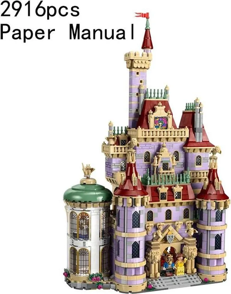 Maquette château de princesse rouge : Jeu de construction expert