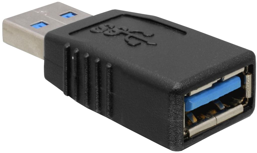 DELOCK DeLOCK Adaptateur USB 3.0-A USB-A Noir Image du produit 