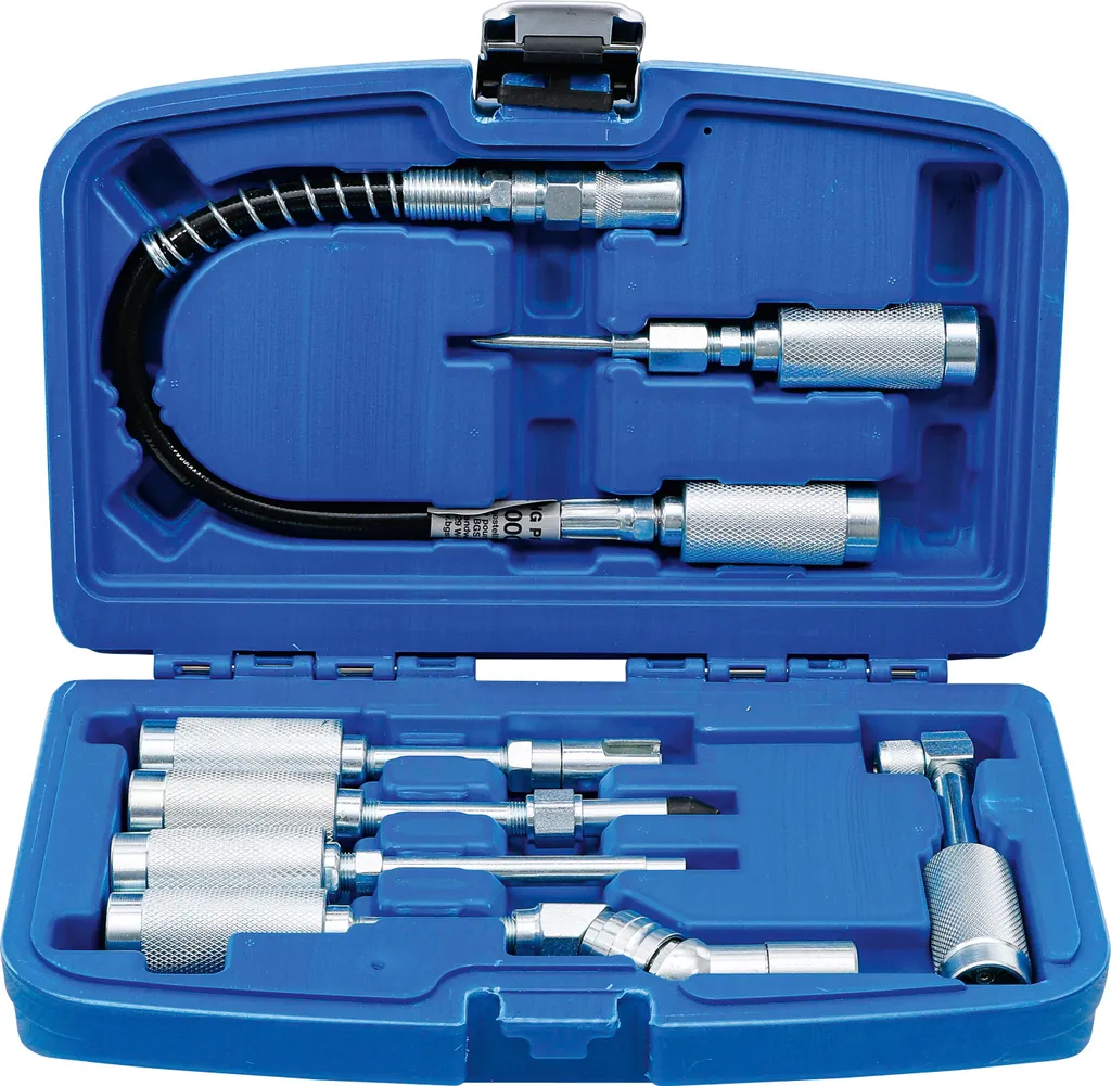 Kit accessoires pompe à graisse BGS 3142 - Adaptateurs lubrification