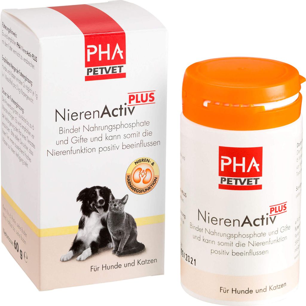 PHA NierenActiv Plus für Hunde & Katzen 60 g