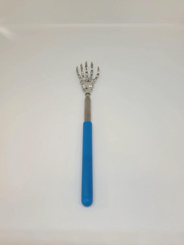 Jumada's – 2x ausziehbarer Rückenkratzer – The Terminator Blue Massagekratzer – verstellbar – Zubehör
