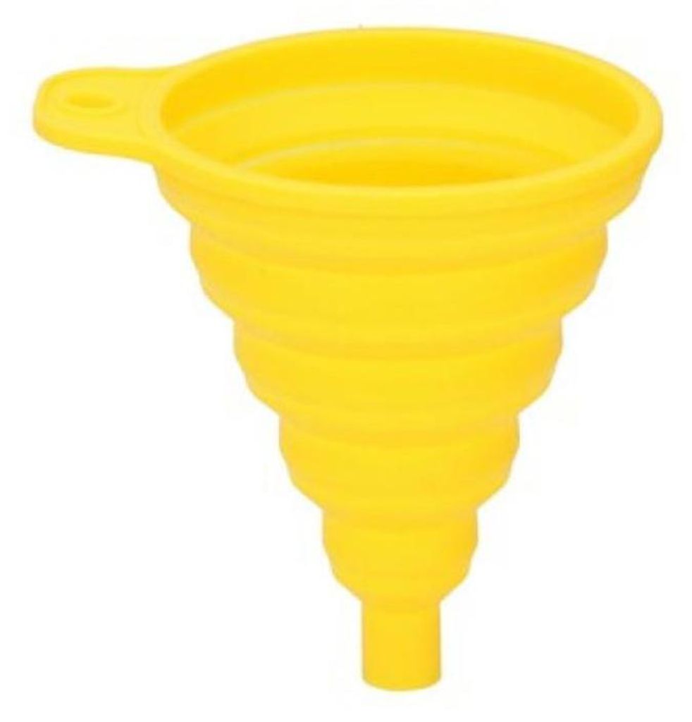 Imbuto Dunlop in silicone pieghevole Ø9x10cm giallo per Immagine del prodotto 