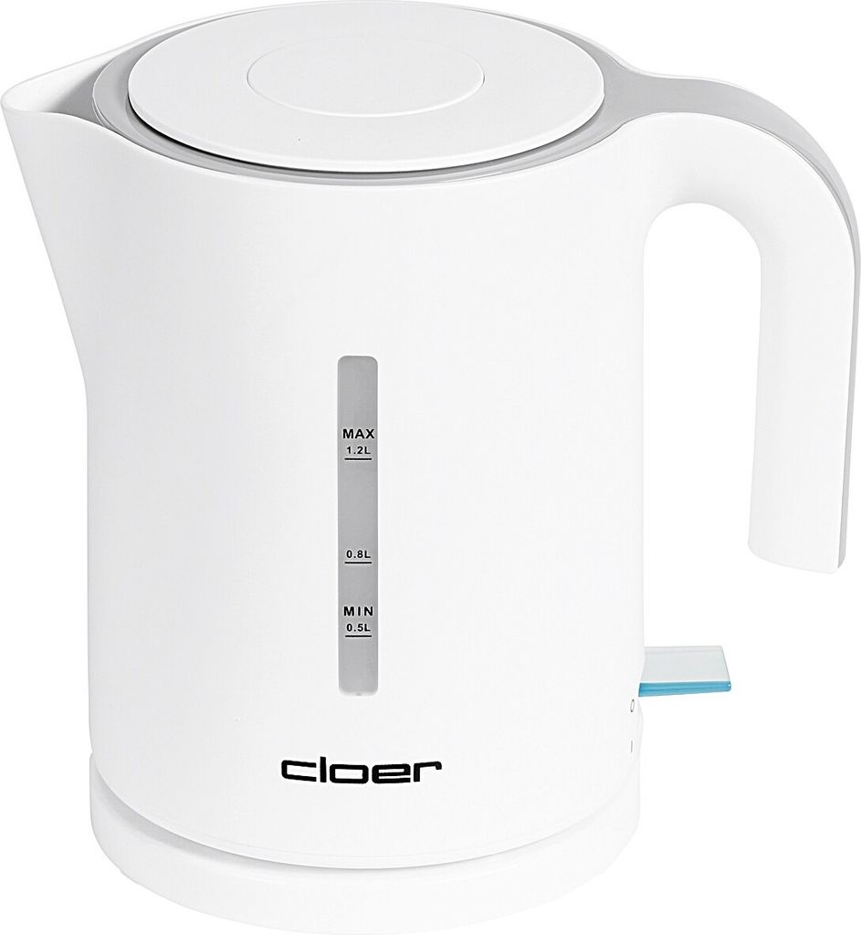 Cloer 4121, 1,2 L, 1800 W, Biela, Plast, Nastaviteľný Obrázok produktu 