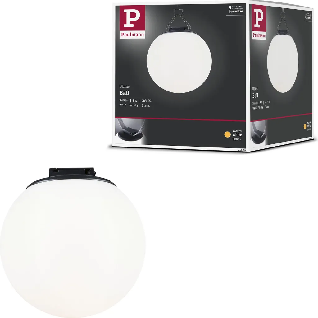 Faretto LED Paulmann ULine Spot Ball 8W - Sistema Binario 48V