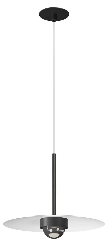 Suspension MINI HAT RECESSED 8 ARKOSLIGHT 2700K Noir Mat Optique 70°