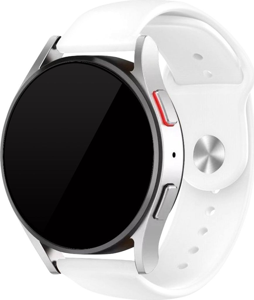 Strap-it Samsung Galaxy Watch 6 Classic 47mm Glow in the Dark Armband (Weiß)