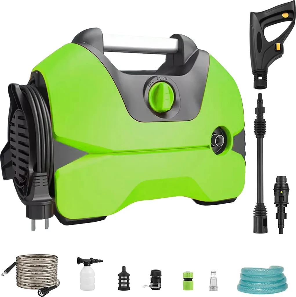 Nettoyeur haute pression électrique 3000W avec buse en cuivre - Vert