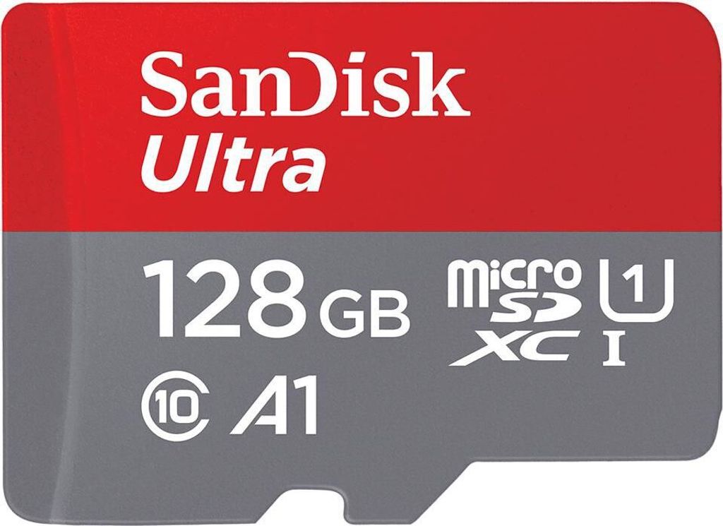 SanDisk Ultra microSD, 128 GB, MicroSDXC, Klasa 10, UHS-I, Zdjęcie produktu 