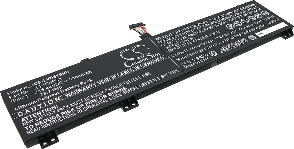 Batterie Haute Capacité Li-ion pour Legion 5 15ARH7H 82RD001 80Wh