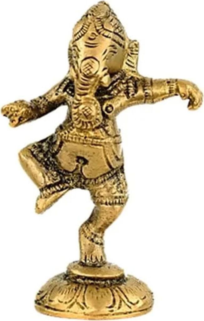 Ganesh tanzendes Messing – 178 G; 10 cm