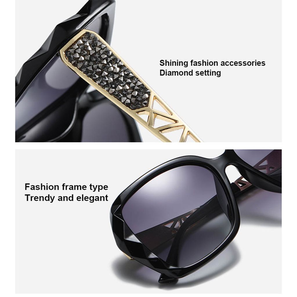 B2683 Damen-Sonnenbrille, klassisch, elegant, polarisiert, Produktbild 7