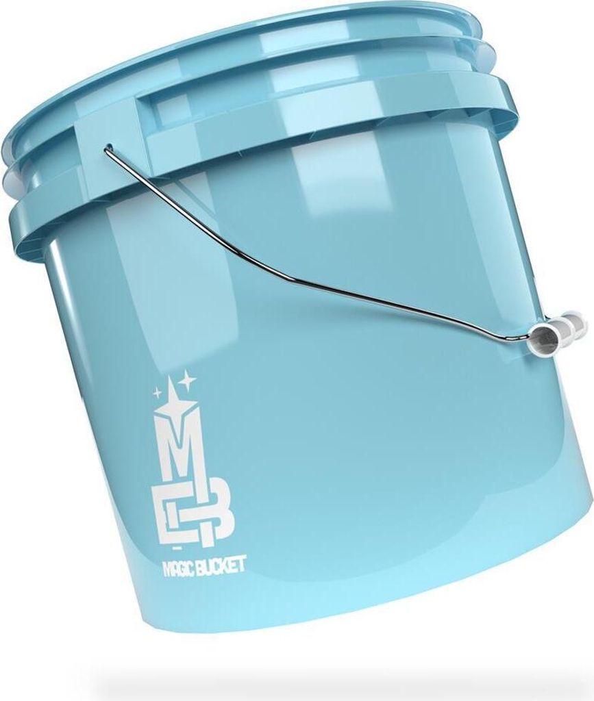 Magic Bucket Auto Wascheimer 3,5 US GAL in Babyblau ca. 13L