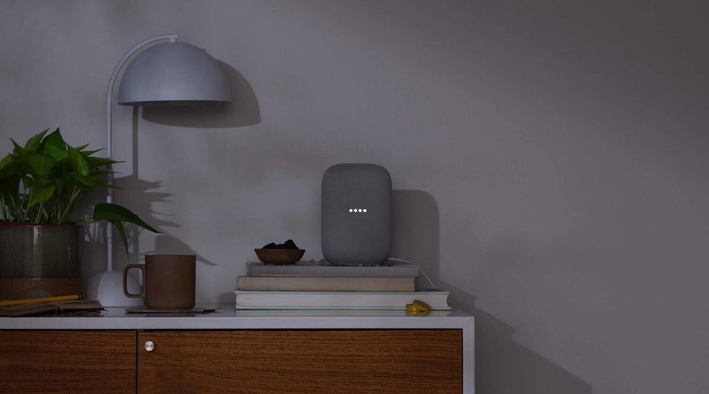 Google Nest Audio Kreide Smart Speaker Assistant Produktbild 39