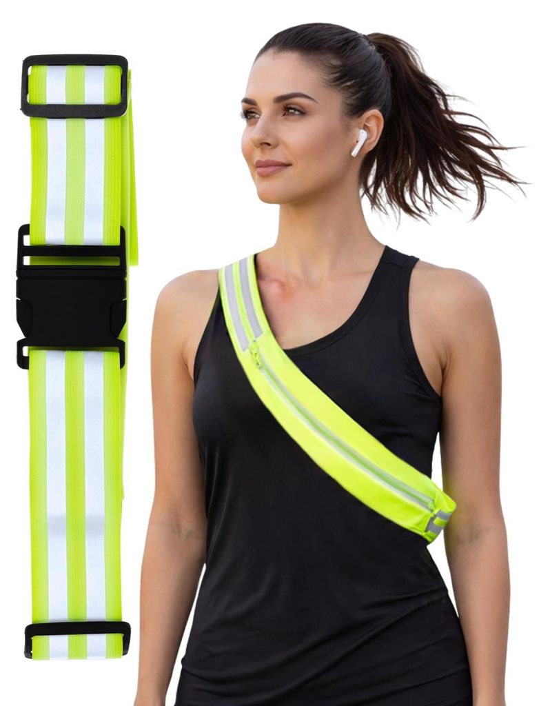 First Aid Only Reflektorgurt Neon-Gelb | Onesize Produktbild 