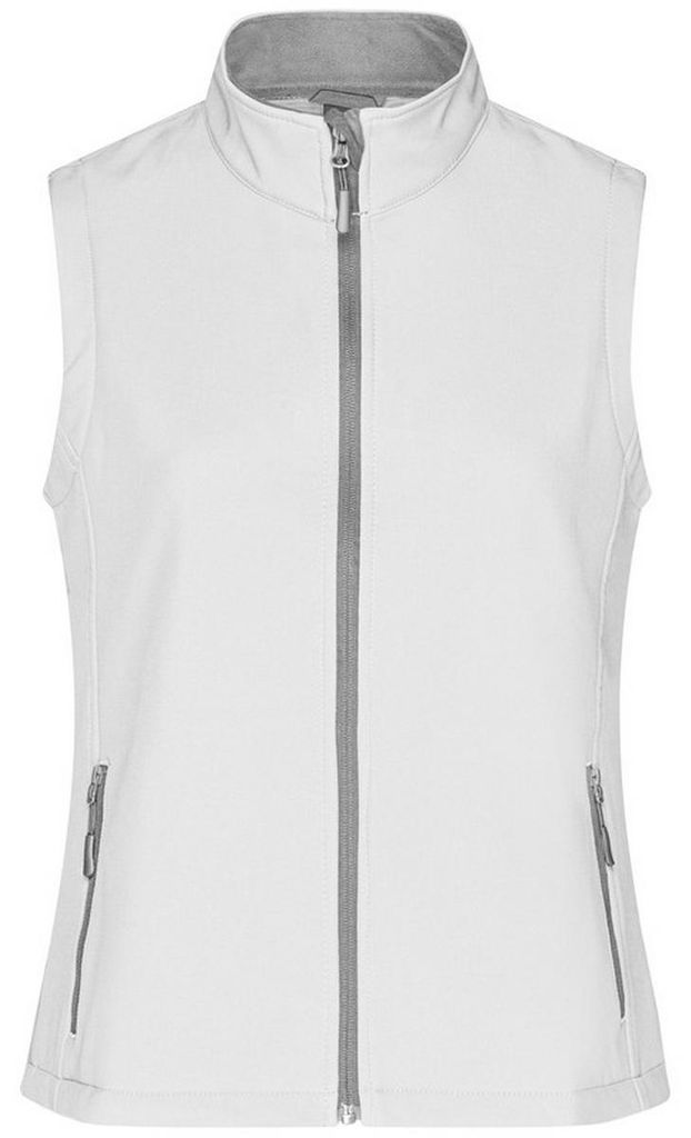 James and Nicholson - "Promo" Weste für Damen LT2433 (M) (Weiß)