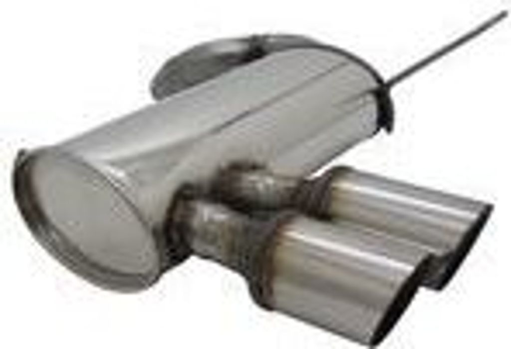 Novus Sportendschalldämpfer für BMW E90 / E91 (390L) 2 x 76mm MS-Design