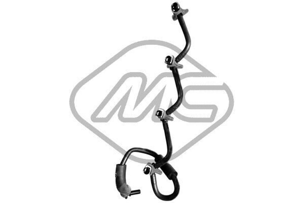 Metalcaucho 77791 Leckkraftstoff-Schlauch passend für PEUGEOT 2008 Kombi (CU) Rücklaufleitung