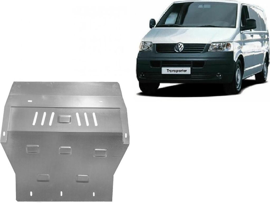 Stahl Unterfahrschutz für Motor verzinkt Volkswagen Transporter T6