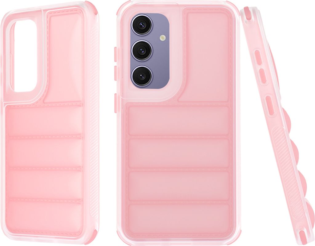 Techsuit Wave Shield Back Cover Hülle für Samsung Galaxy S24 Plus - Rosa