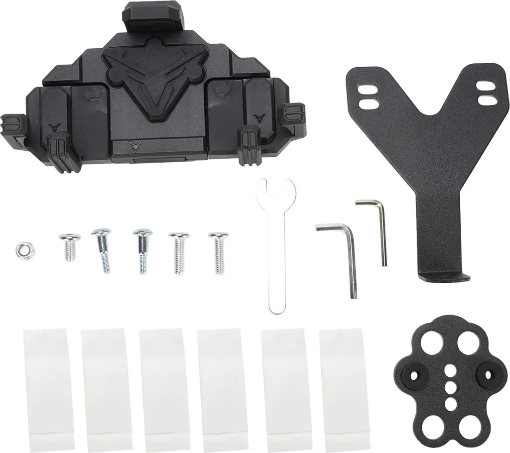 Support de Téléphone pour Scooter Réglable et Anti-Vibration Noir FBCEMN