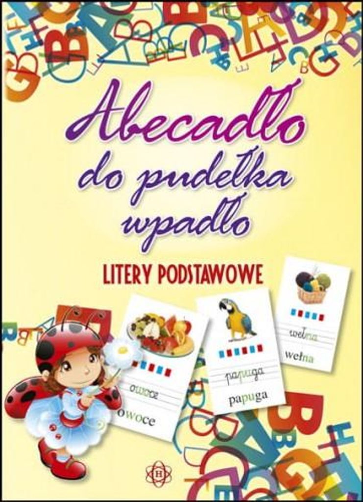 Abecadlo do pudelka wpadlo Litery podstawowe