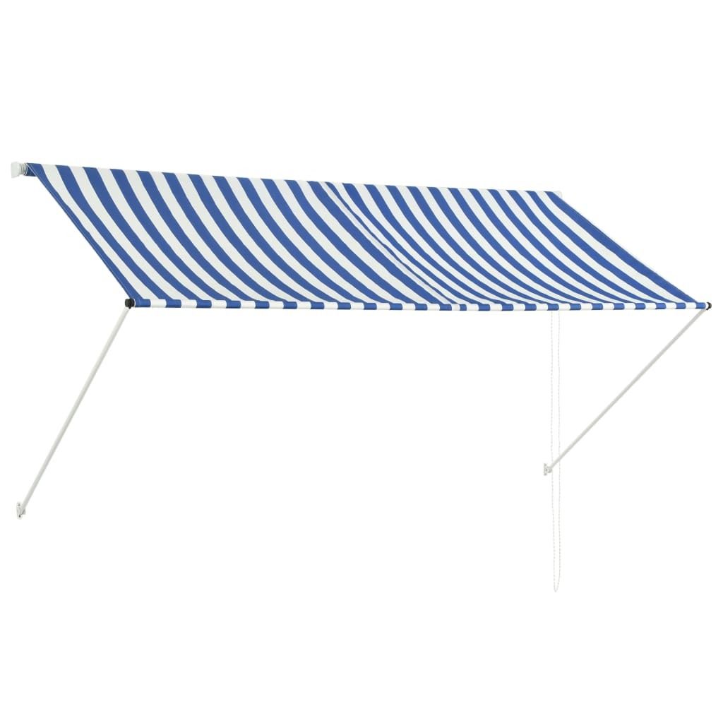 Markiza Zwijana, 250 X 150 Cm, Niebiesko-Biała Lumarko! Zdjęcie produktu 