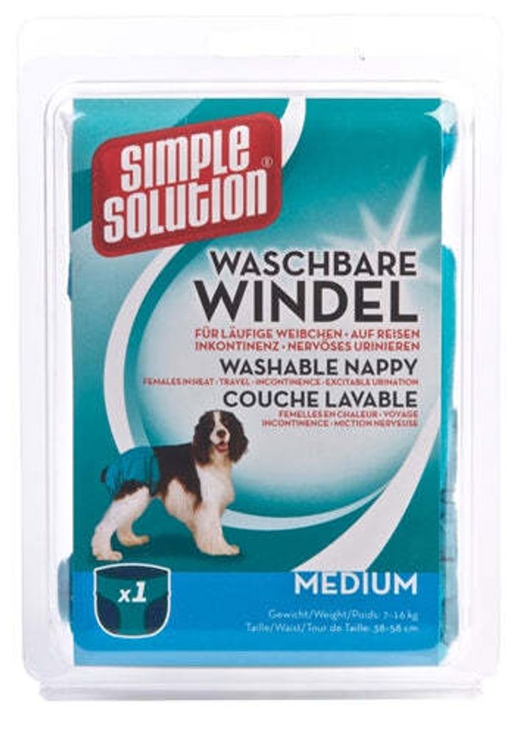 Simple Solution waschbare Hunde-Windeln, M
