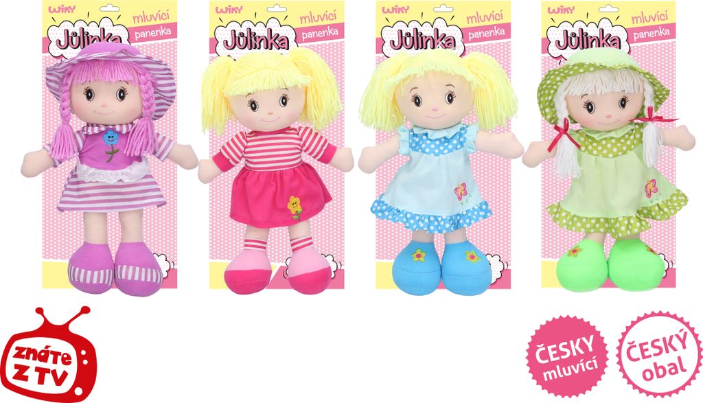 Puppe Jůlinka – sprechend, 40 cm
