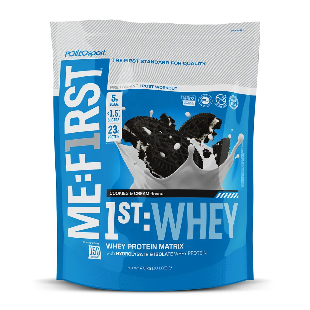 1st Whey Cookie & Cream 4,5 kg : Protéine Riche en BCAA et Glutamine
