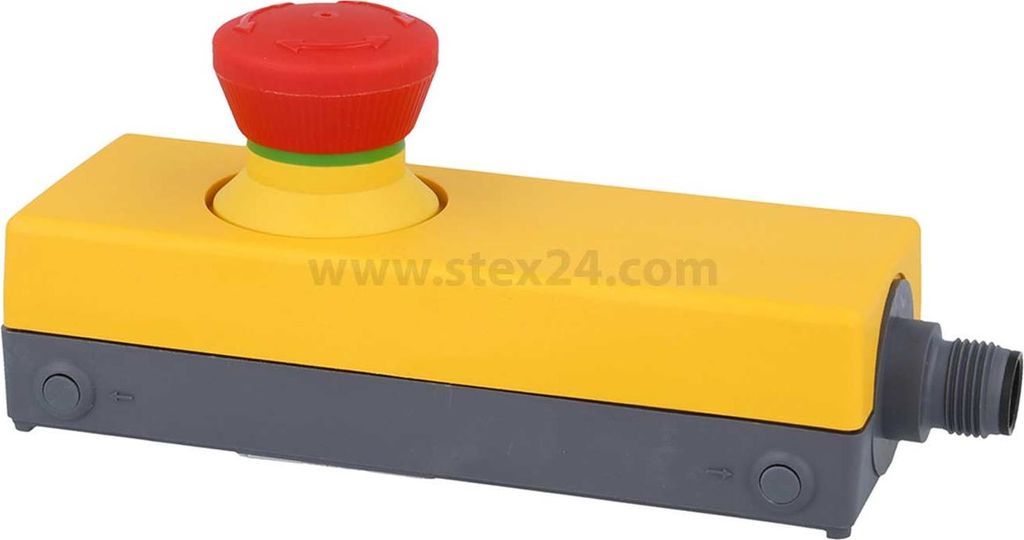 Georg Schlegel Not-Aus-Schalter / Not-Halt-Taster im Schaltergehäuse mit M12 Anschluss 8-polig M12-Stecker, 4-polig - 1