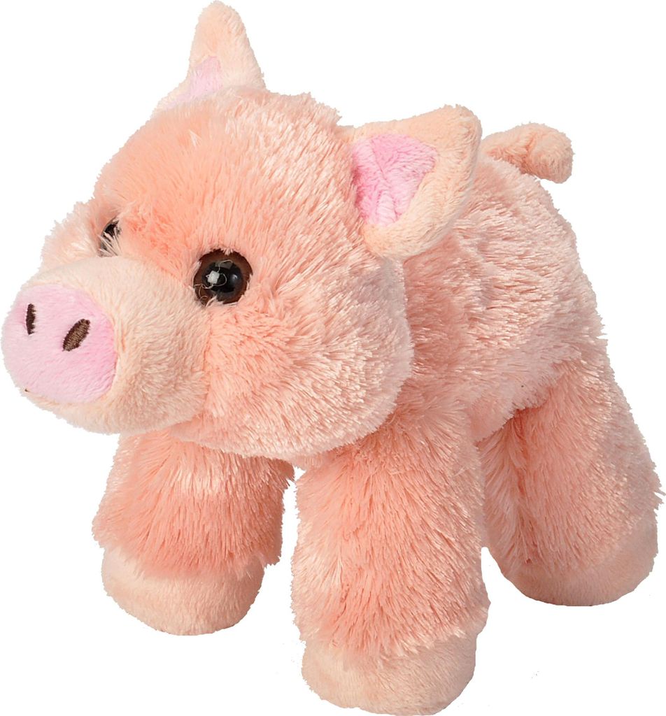 Rappa Plüschtier Schwein 'Lisa' – 18 Cm Kuscheliges Sparschwein Aus Umweltfreundlichem Recyceltem Material