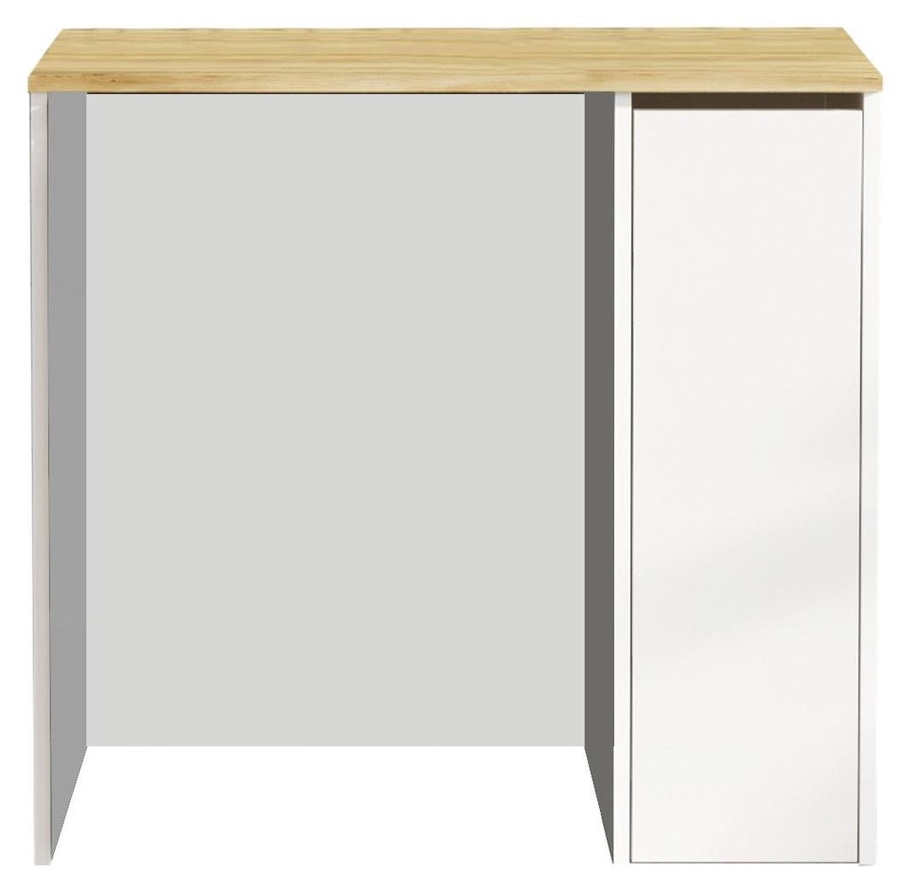 Badezimmermöbel für Waschmaschine aus Holz "SA1" - 93 x 60 x 88 cm - Weiß