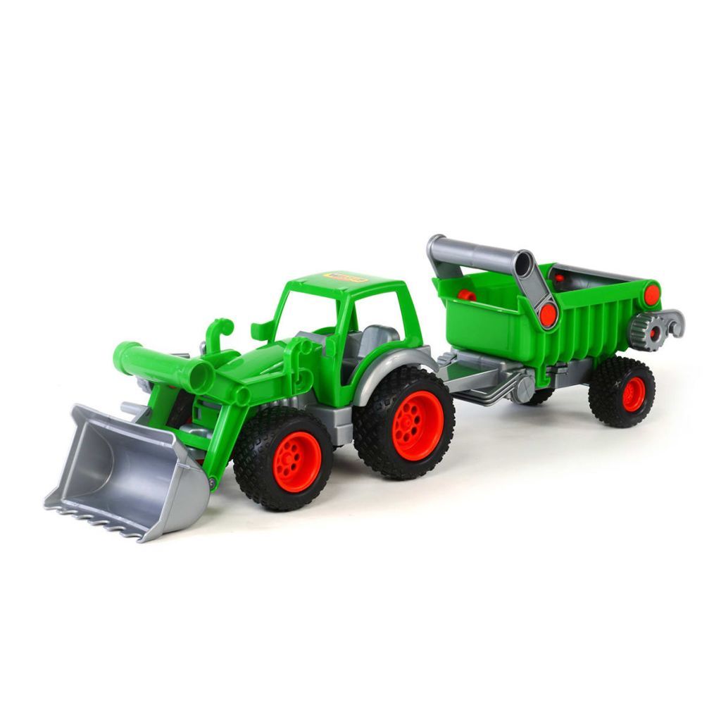 WADER Traktor m Fronts u Kippanhänger, 1Stück Produktbild 