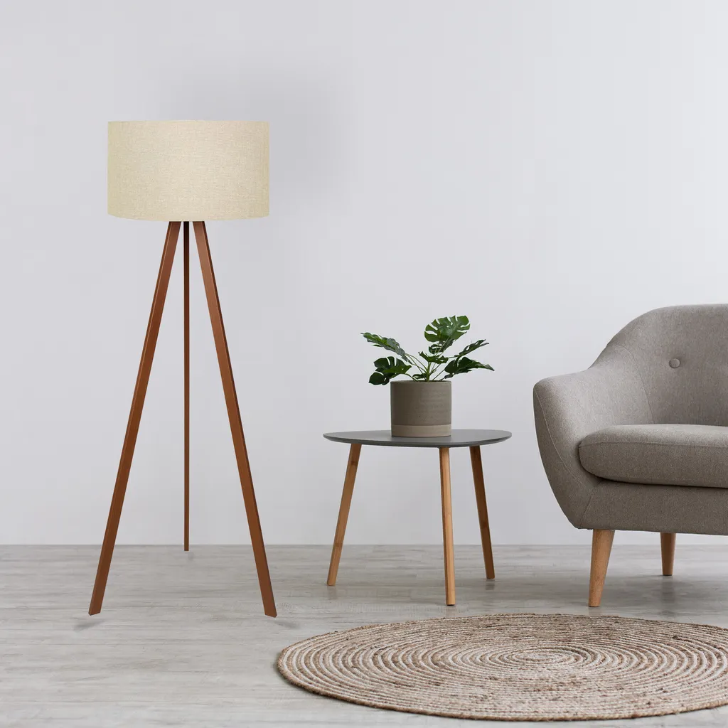 Lampada da Terra Opviq AYD-2581 Beige - Atmosfera Scandi 140cm