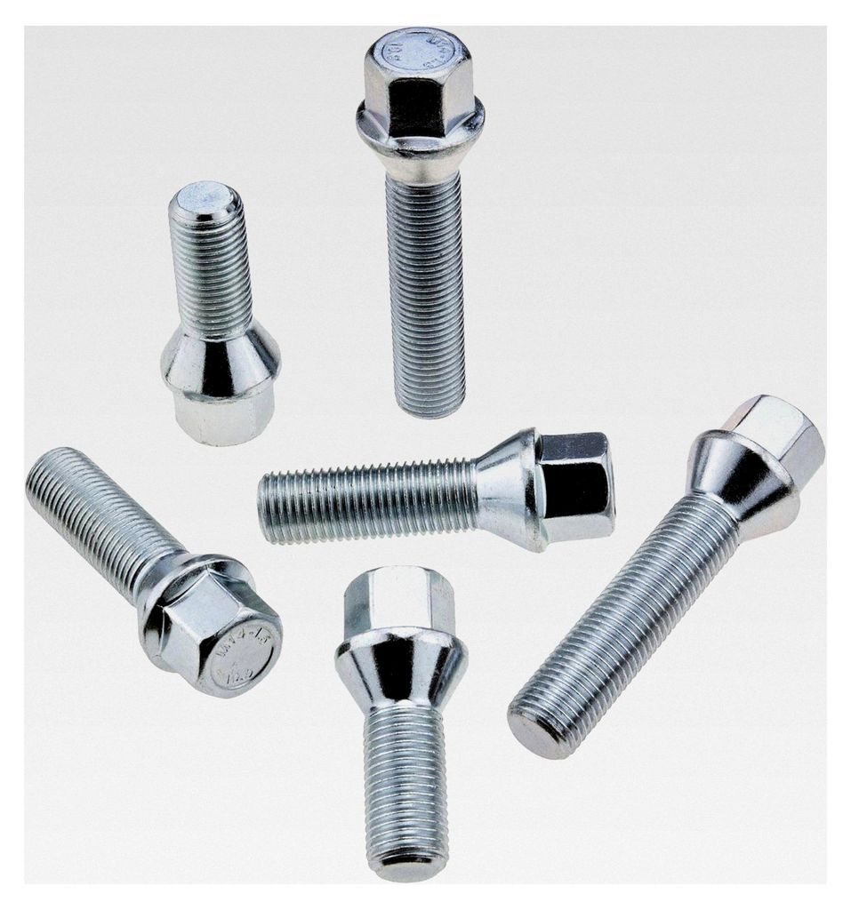 20 Stück Radschrauben M14x1,5 50mm Kegel SW17 für Stahl- und Alufelgen