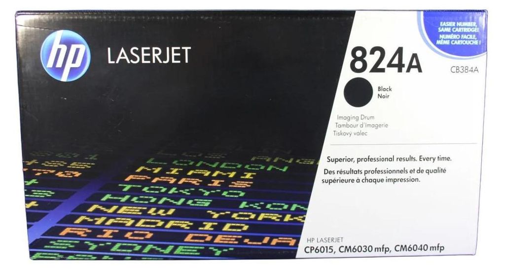 HP 824A Schwarz LaserJet Belichtungstrommel, 23000 Seiten, Produktbild 