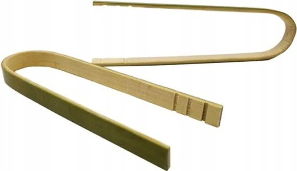 Pince en bambou 10cm hygiénique lot de 100 pour éviter de toucher les plats