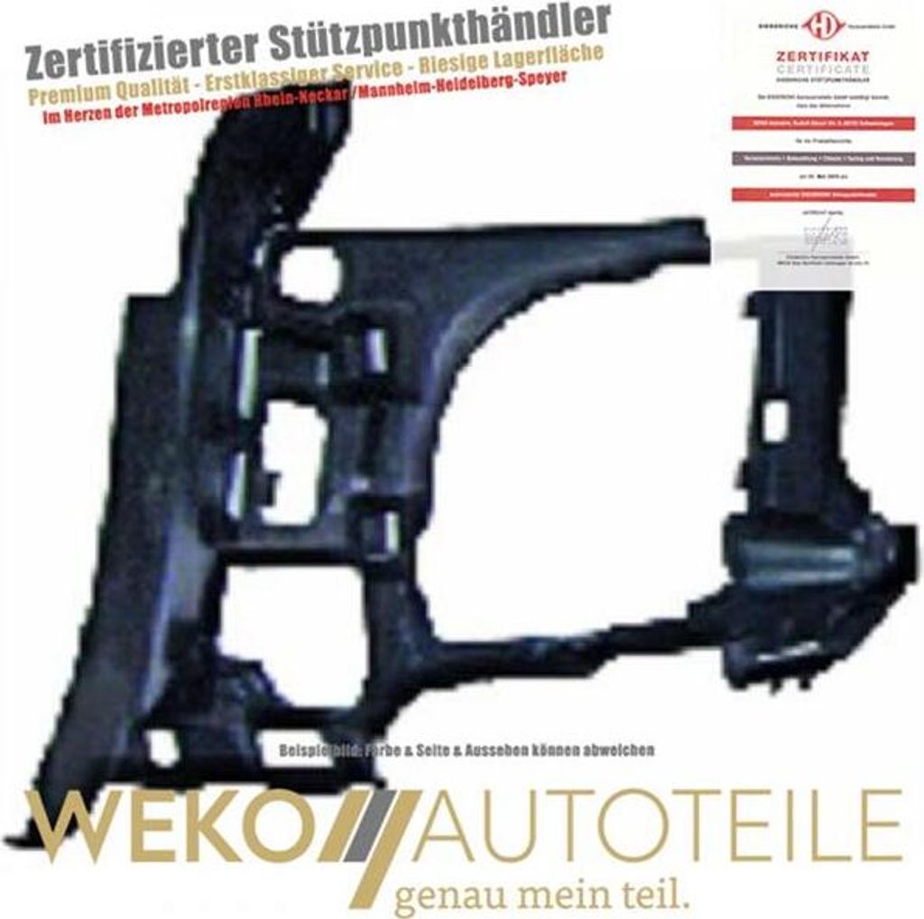 Halter Stoßstange vorne links DIEDERICHS 2215863 für VW