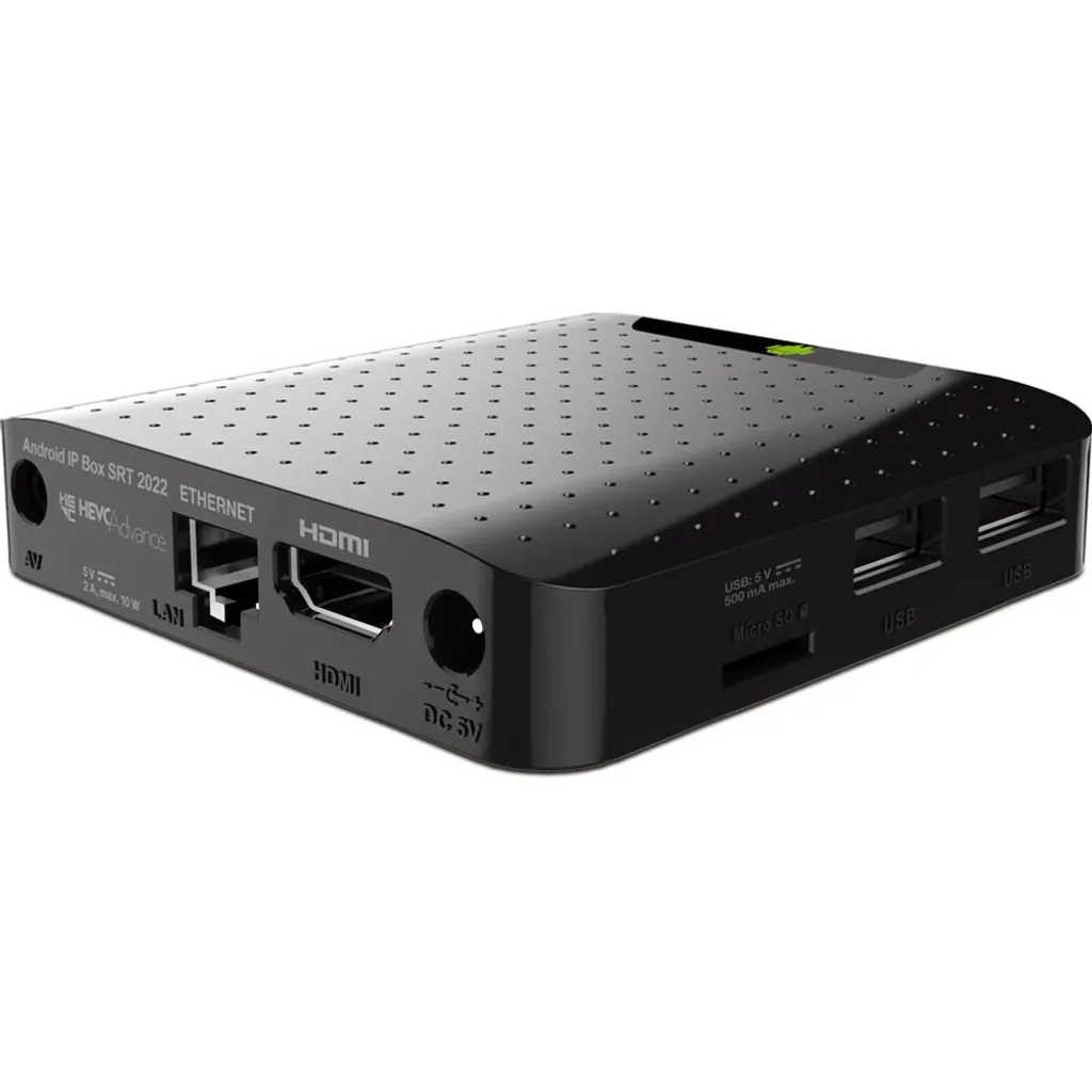 Décodeur Android TV Strong SRT2022 Box Multimédia Hybride 4K UHD